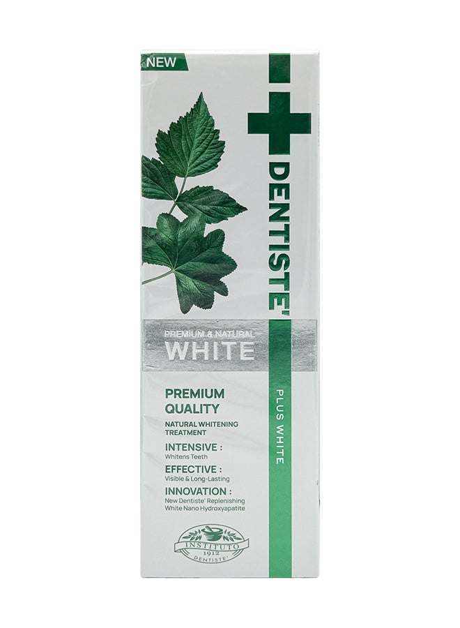 DENTISTE Plus Premium & Natural White Toothpaste 100G - Image 3