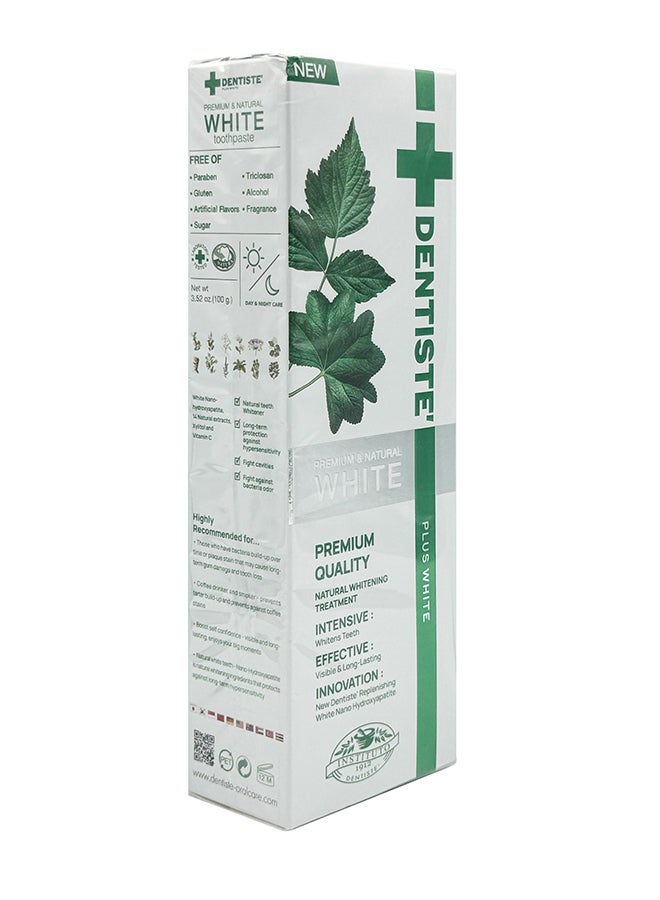 DENTISTE Plus Premium & Natural White Toothpaste 100G - Image 4
