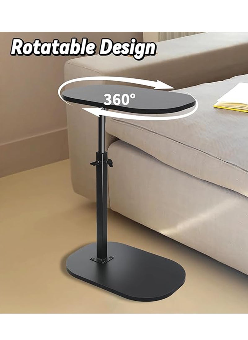 Sharpdo - Nordic Retro Sofa Lifting Side Table, Movable Living Room Corner Sofa Side Table Small Side Table 40*30*40-80cm - Image 1