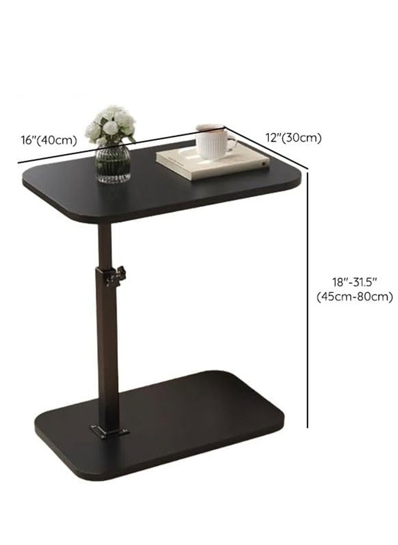 Sharpdo - Nordic Retro Sofa Lifting Side Table, Movable Living Room Corner Sofa Side Table Small Side Table 40*30*40-80cm - Image 1