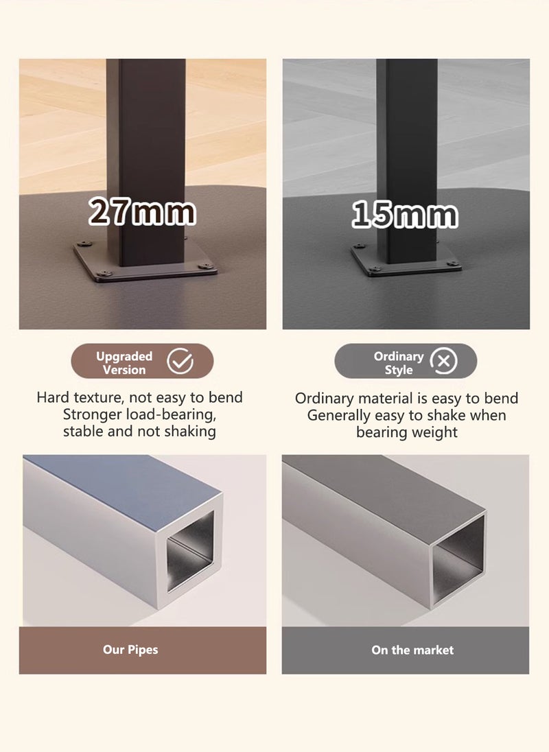 Sharpdo - Nordic Retro Sofa Lifting Side Table, Movable Living Room Corner Sofa Side Table Small Side Table 40*30*40-80cm - Image 1