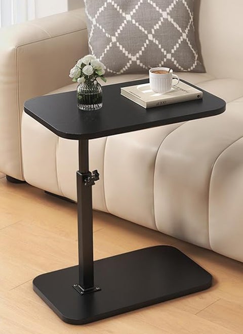Nordic Retro Sofa Lifting Side Table, Movable Living Room Corner Sofa Side Table Small Side Table 40*30*40-80cm