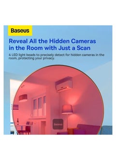 Baseus Anti Detector Hidden Camera Mini Travel Hotel Hidden Camera Finder Anti-Spy Camera Infrared Detector  - Image 2