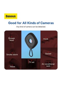 Baseus Anti Detector Hidden Camera Mini Travel Hotel Hidden Camera Finder Anti-Spy Camera Infrared Detector  - Image 3