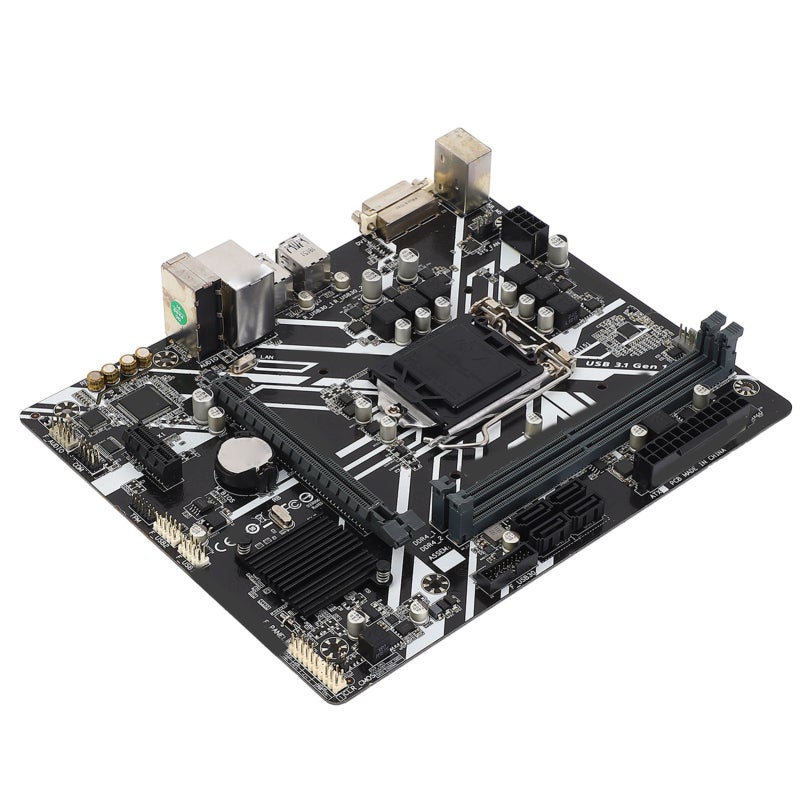 ITE LGA1151 Motherboard M ATX DDR4 2666MHz Versatile CPU Compatibility - Gaming Motherboard DVI Output for Home Design Gaming - Image 1