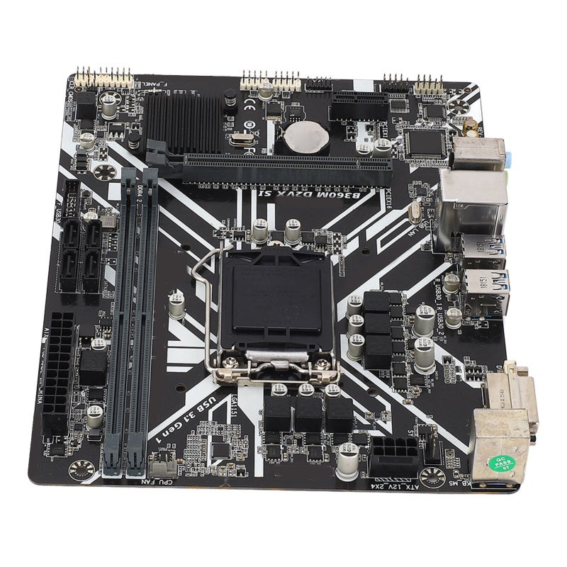 ITE LGA1151 Motherboard M ATX DDR4 2666MHz Versatile CPU Compatibility - Gaming Motherboard DVI Output for Home Design Gaming - Image 5