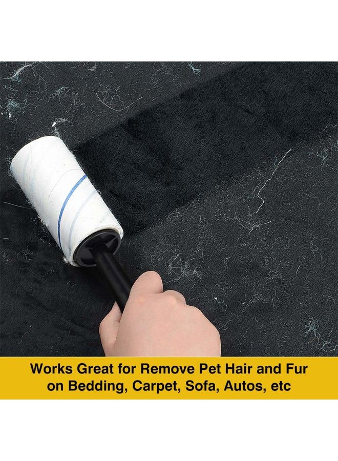 TIANBO FIRST Professional Lint Roller with Giant Adhesive, Extra Sticky Pet Hair Lint Remover, 5 Rollers, 90 Sheets/Roller (450 Sheets Total) - Image 3