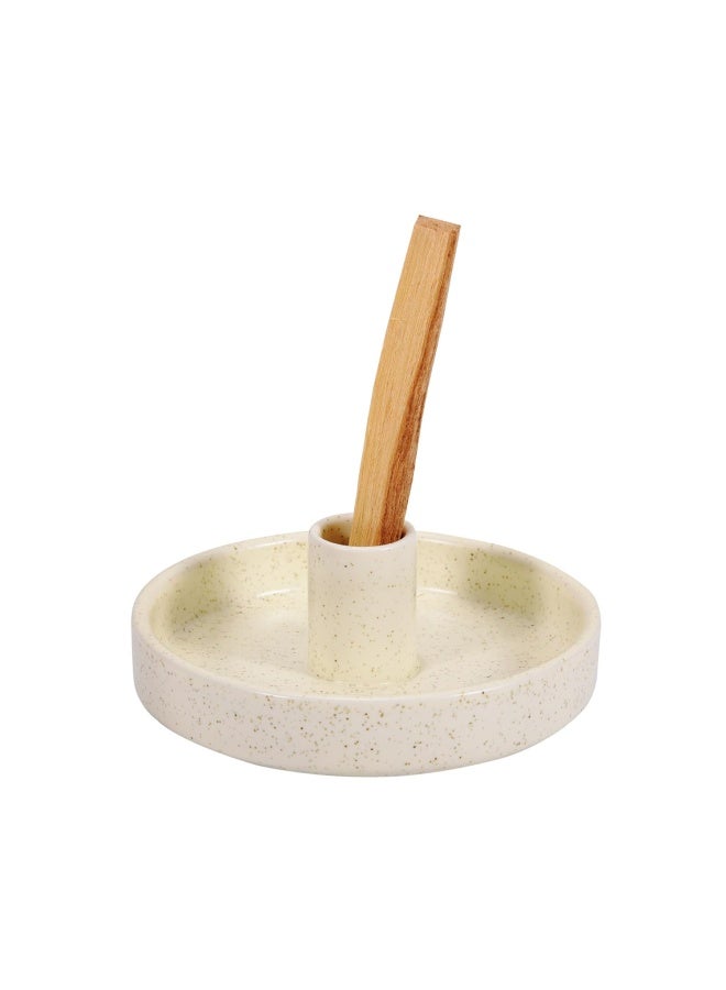 Palo Santo Holder Ceramic Incense Burner For Palo Santo Wood Or Scented Incense Stick Beige - Image 1