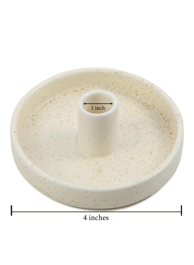 Palo Santo Holder Ceramic Incense Burner For Palo Santo Wood Or Scented Incense Stick Beige - Image 2