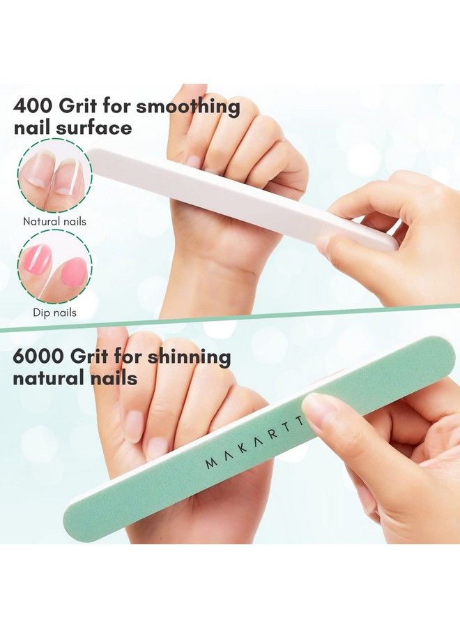 MAKARTT Nail Buffer Block 10Pcs Nail Buffer And Shine Kit Nail Shine Buffer For Natural Acrylic Nails Buffer Polisher Nails Fingernail Buffer Nail File Nail Smoother Buffer Block 400 And 6000 Grit - Image 4
