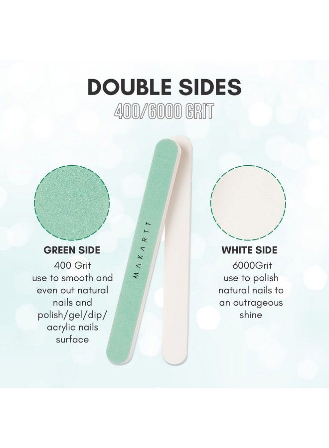 MAKARTT Nail Buffer Block 10Pcs Nail Buffer And Shine Kit Nail Shine Buffer For Natural Acrylic Nails Buffer Polisher Nails Fingernail Buffer Nail File Nail Smoother Buffer Block 400 And 6000 Grit - Image 3