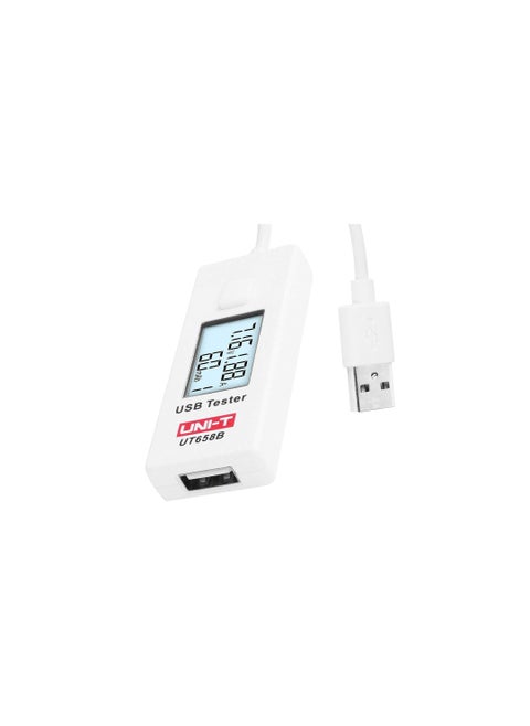 UNI-T UT658B USB LCD Digital Voltage Current Meter U Disk Voltmeter Ameter Charging Capacity Tester DC3~9V 0~3.5A