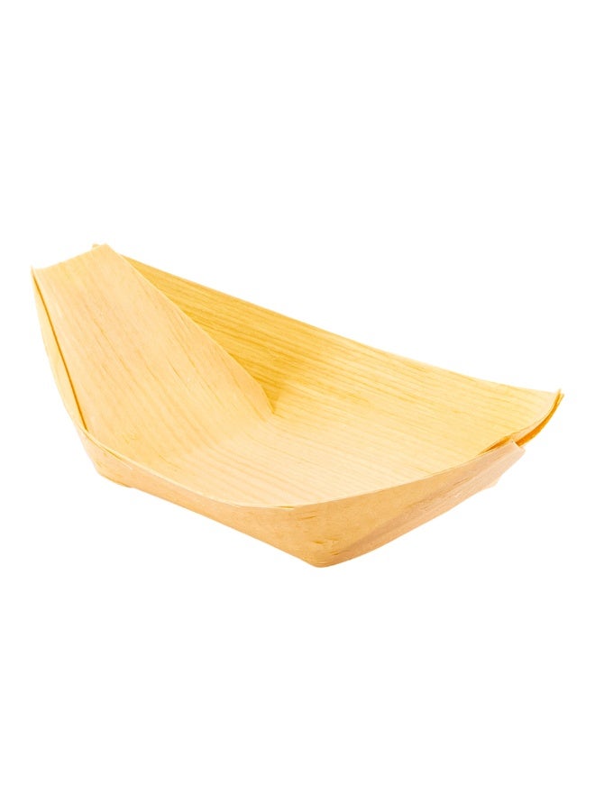 Restaurantware 3.5 x 2.3 Inch Food Boats, 200 Disposable Paper Food Boats- Heavy-Duty, Durable, Mini Paper Boats, For Snacks, Appetizers, Or Treats, Use At Parties Or Carnivals - Image 1