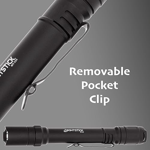 Nightstick MT-220 Mini-TAC PRO Metal Multi-Function LED Flashlight-2 AA, 6-Inch, Black - Image 3