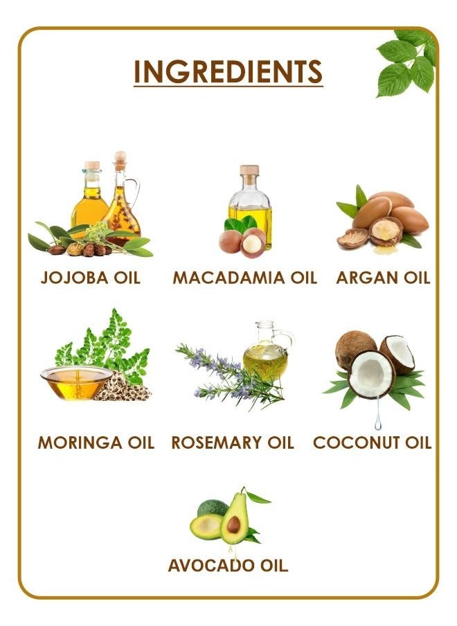 Guduchi Guduchi Ayurveda Bouncy Hair Serum, 30ml, Nourishing Hair Serum for Healthier & Thicker Hair, Infused with Rosemary Oil, Avacado Oil, Jojoba Oil, Argan Oil and Hair Growth for Men Women, Pack of 1  - Image 4