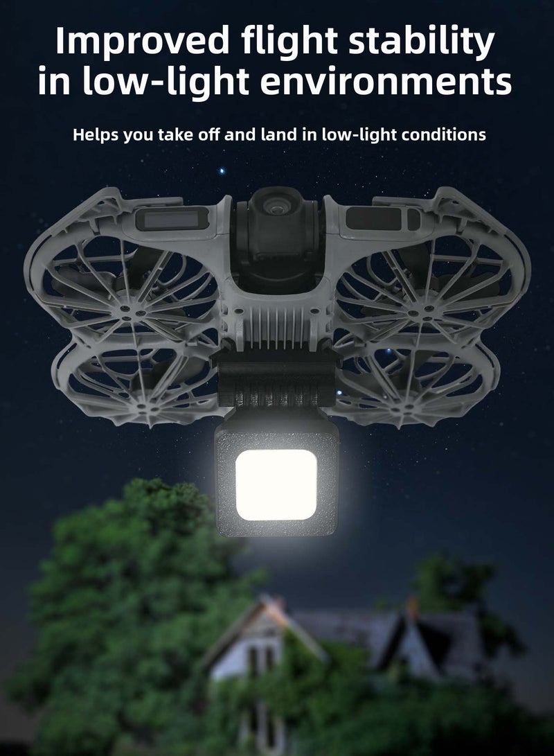 For DJI Neo 2 Drone Night Lights, 2-Pack Up/Down LED Lamps, 3 Modes Adjustable, Rechargeable Protective Night Flight Lights - Image 3