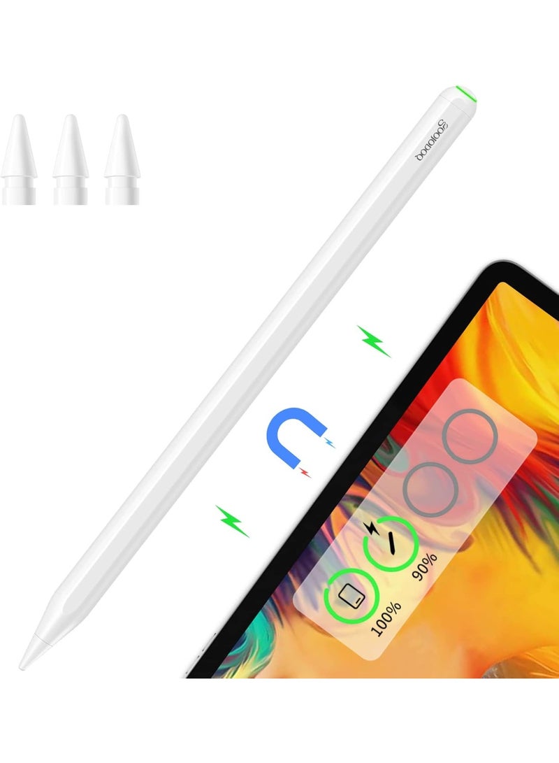 Wireless Charging Active Stylus Pen for Compatible Tablets with Precision Tip, Palm Rejection and Magnetic Attachment - Image 2