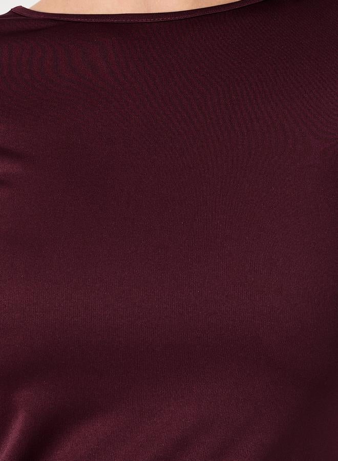 ستايلي فستان ميدي ضيق بسحَّاب غلق - Image 3