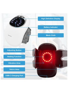 Knee Massager, Cordless Knee Massager with Multi-Function Screen, Physical Heating and Vibration Function, Best Gift for A Comforting Massage 2000Mah - pzsku/Z499900165E649FD31C7CZ/45/_/1727254695/2adb4133-470d-43df-86c3-79ce0c8ed413