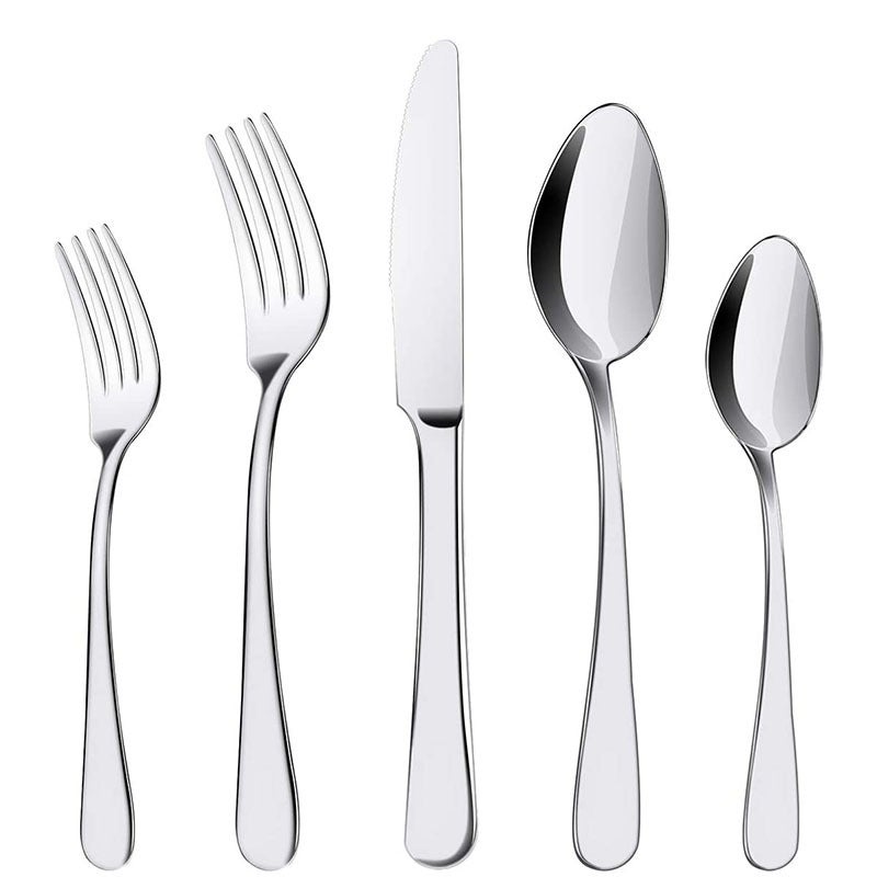 Stainless Steel Cutlery Combo Natural five-piece set (bag) 