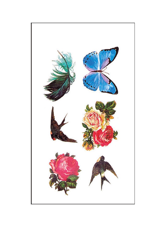 نيبمينينت ملصق تاتو مؤقت عصري مقاوم للماء متعدد الألوان - Image 1