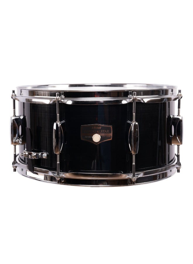 TAMA IPS1465-HBK | Imperialstar Series | Snare Drum | Poplar Shell | 14" x 6.5" | Triple-Flanged Steel Hoops | High-Gloss Black