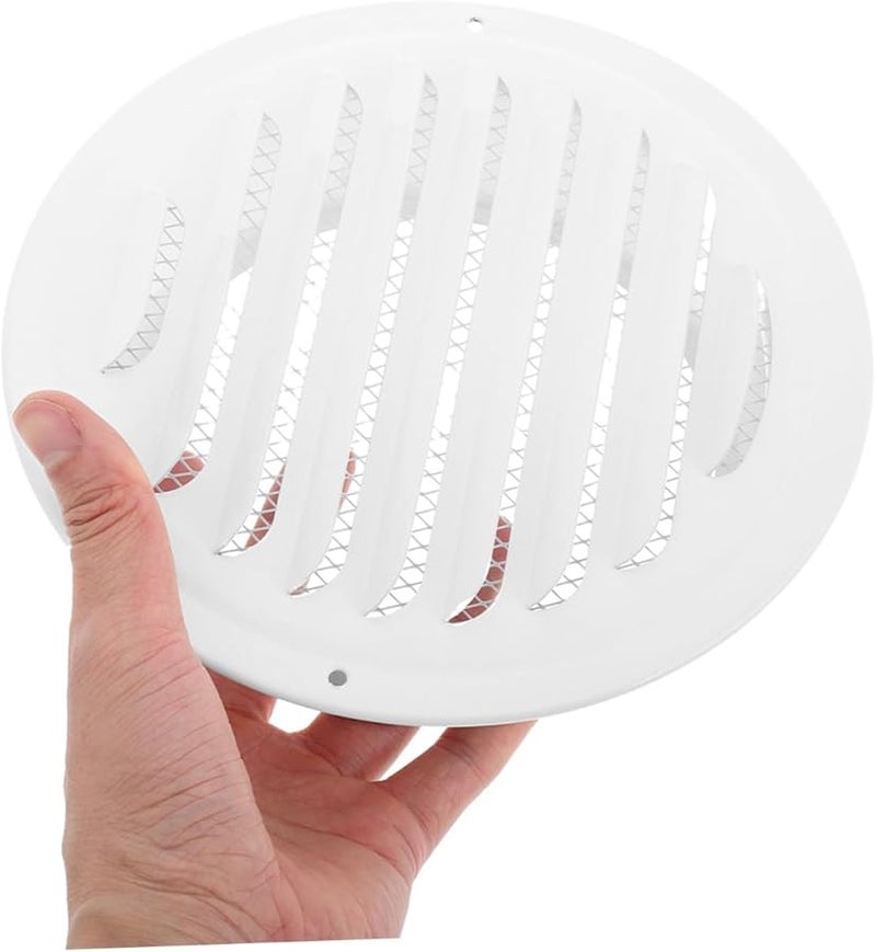 White Stainless Steel Flat Head Range Hood Vent Cover Kitchen Exhaust Ventilation System Protection - Image 5