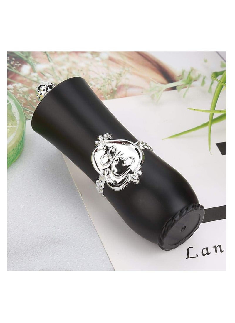 Generic - 10Pcs Reusable Empty Lipstick Tubes for DIY Custom Lipstick and Lip Balm Black Color - Image 1