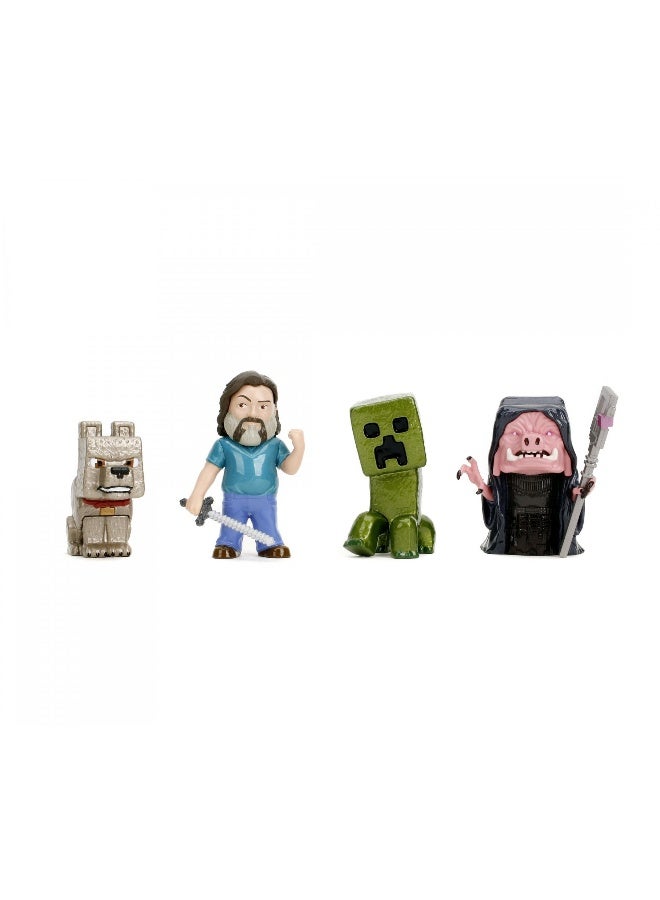 JADA Metalfigs Minecraft The Movie Die-Cast Figures Set (6.5 Cm, Pack Of 4) - Image 2