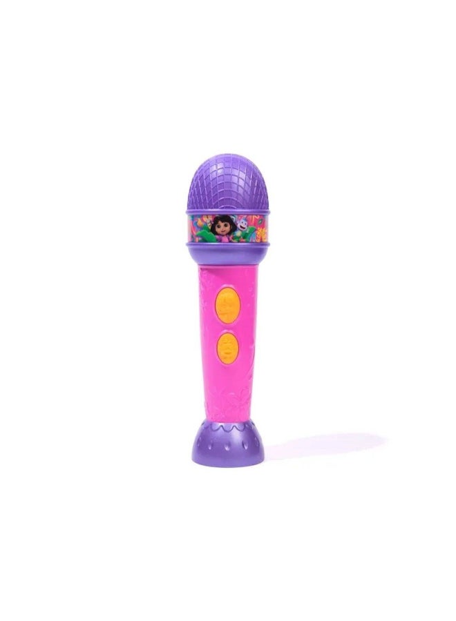 Dora the Explorer Rockin’ Ritmo Microphone Musical Toy (20 cm, Pink/Purple) - Image 1