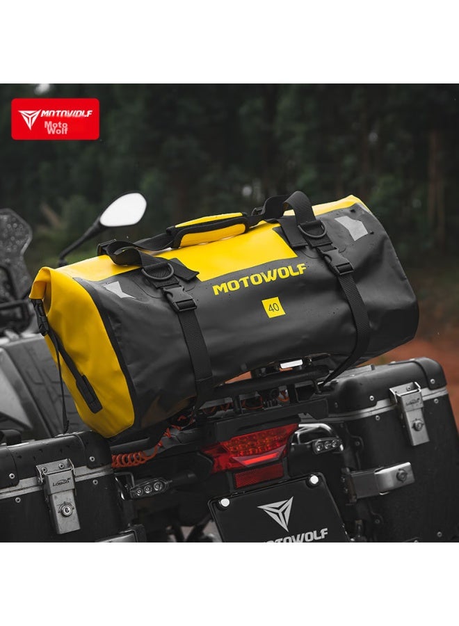 Motowolf Motorcycle Riding Rear Tail Bag, Rider Equipment, Racing Bike, Motorcycle Travel Backpack, Motorcycle Shoulder Bag, Saddle Bag - Image 2