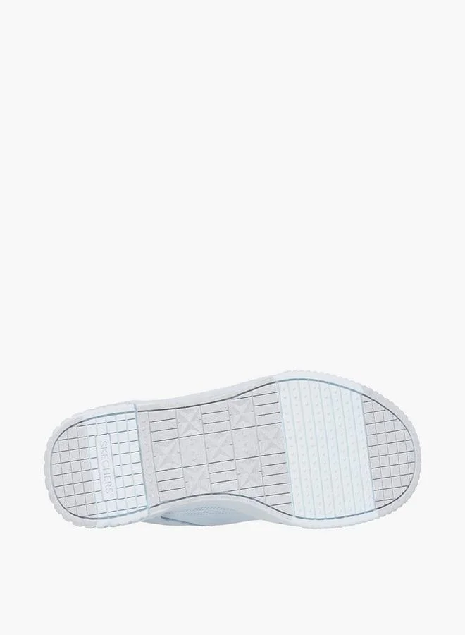 SKECHERS Women Jade Perforated Lace-Up Sneakers