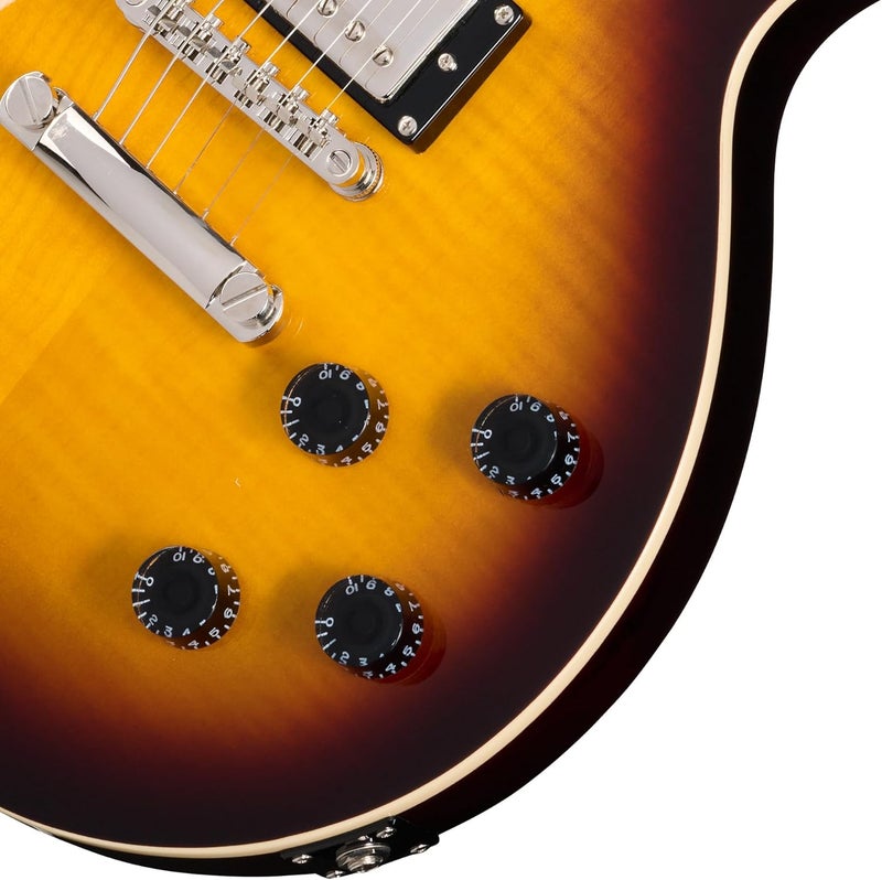 Epiphone Inspired By Gibson Les Paul Tribute Plus Electric Guitar, Vintage Sunburst - Image 4