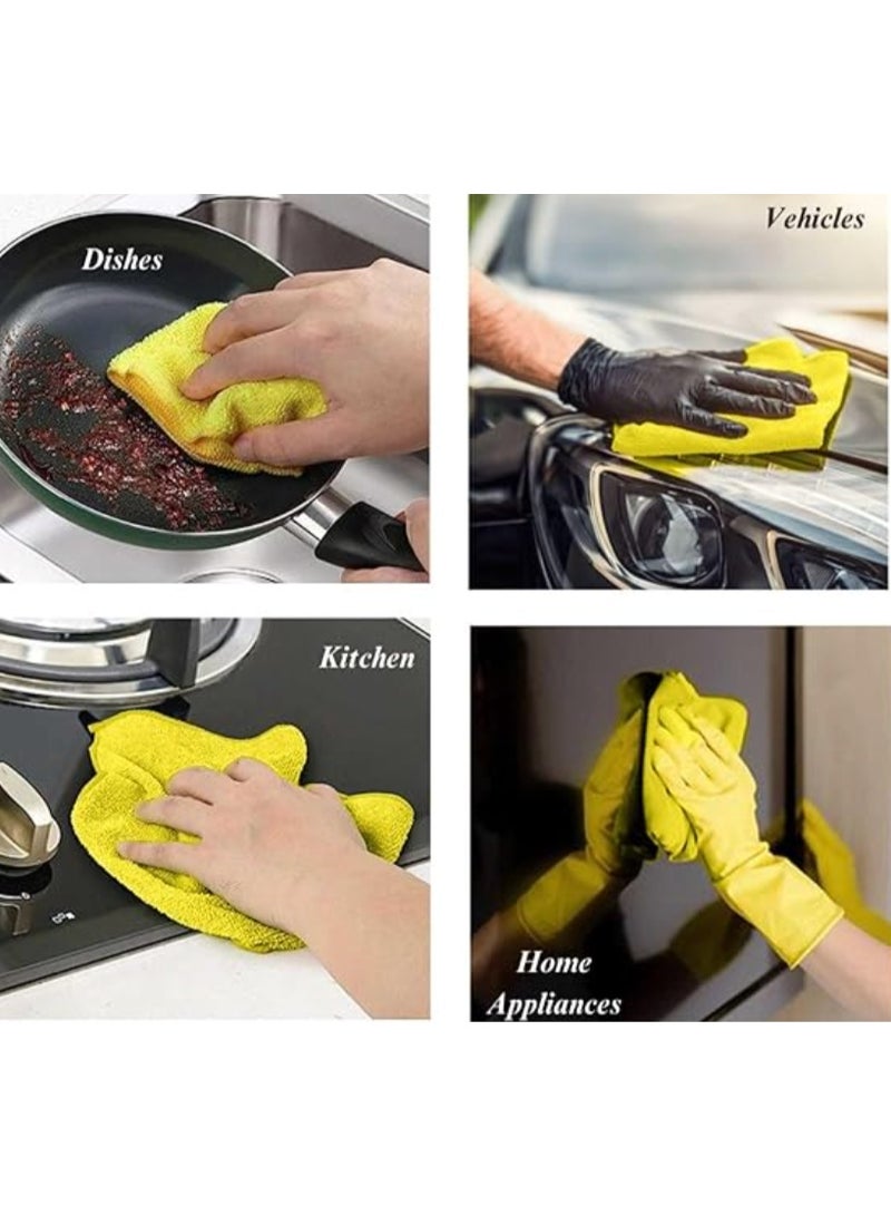 قطعة قماش تنظيف من الألياف الدقيقة بطول 40 سم، مناسبة للاستخدام المنزلي، المطبخ، وتنظيف السيارات - Image 2