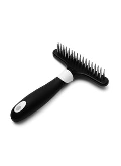fuller brush Fuller Brush Undercoat Pet Rake - 33 Sturdy Tapered Steel Pins Inset into Polypropylene Head - Ergonomically Designed Rubberized Handle - Reduce Tangles, Remove Loose Undercoat for Shed-Free Groom  - Image 1