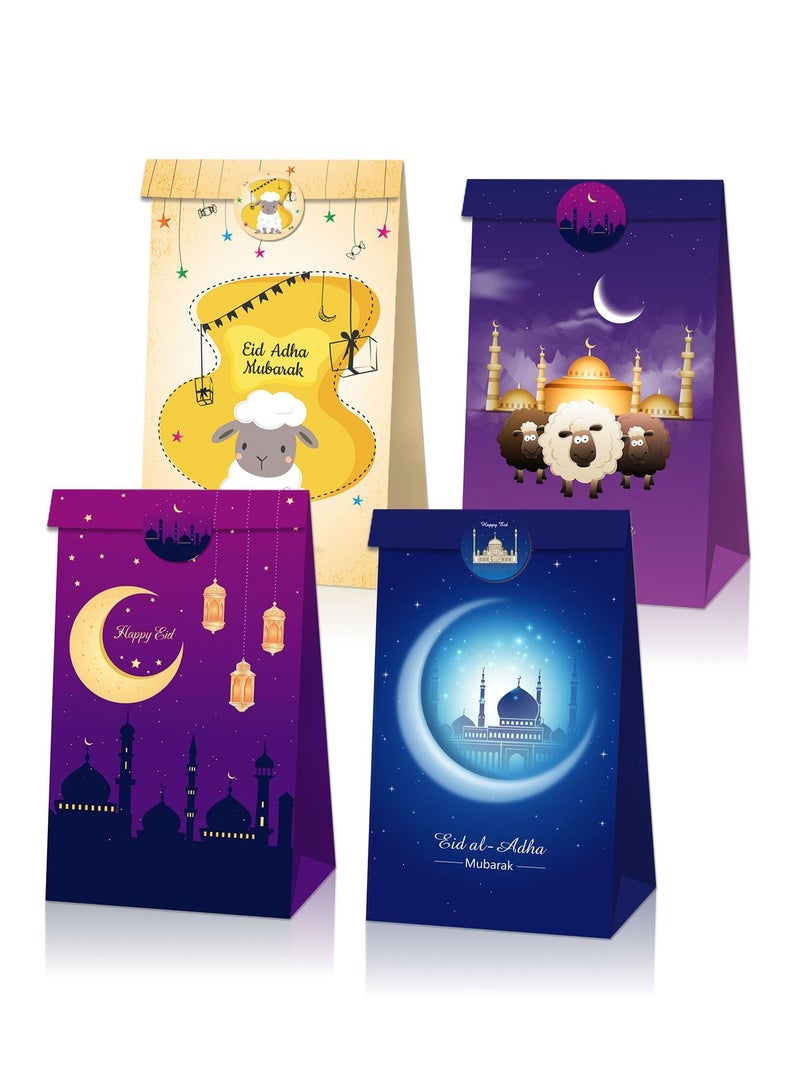 Highland 12 Piece Eid Mubarak Gift Bags with Stickers - Image 2