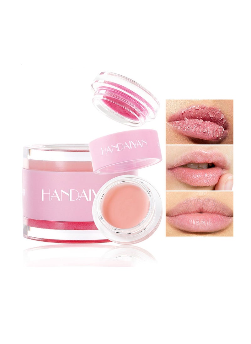 Handaiyan Sugar Scrub and Lip Repair-2 in 1 Lips Therapy Balm Care and Treatment Moisturizer for Dry Exfoliator Dark Brighten, Bees、vita、b and C Nature Overnight Renewal Advanced Healing Cracked Ointment  - Image 1