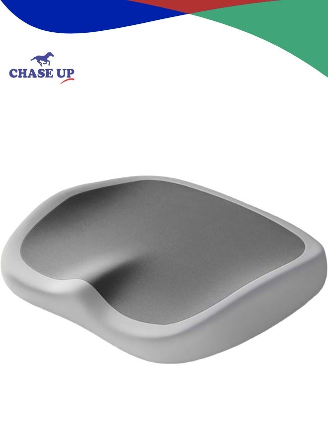 Chase Up memory foam seat cushion, relieves coccyx, sciatica, back pain, ergonomic seat cushion, suitable for office chairs, cars, office workers, pregnant women (gray) - Image 1
