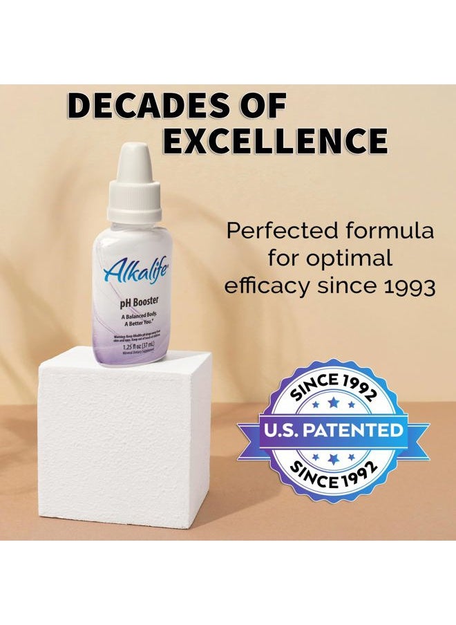 Alkalife - pH Booster Drops | The First Patented Alkaline Water Booster to Neutralize Acid & Balance pH for Immune Support, Peak Performance, Detox, Overall Wellness – 1.25oz - Image 1