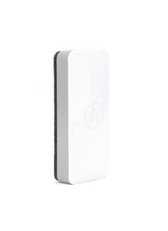 U Brands Side Magnetic Dry Erase Board Eraser Thick Felt Bottom Surface 2 X 5 X 1 Inches White  - Image 4