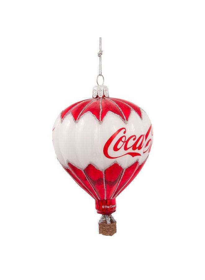 Kurt Adler Kurt S. Adler Coca-Cola Glass Balloon Ornament, 3.5-Inch, Christmas - Image 1
