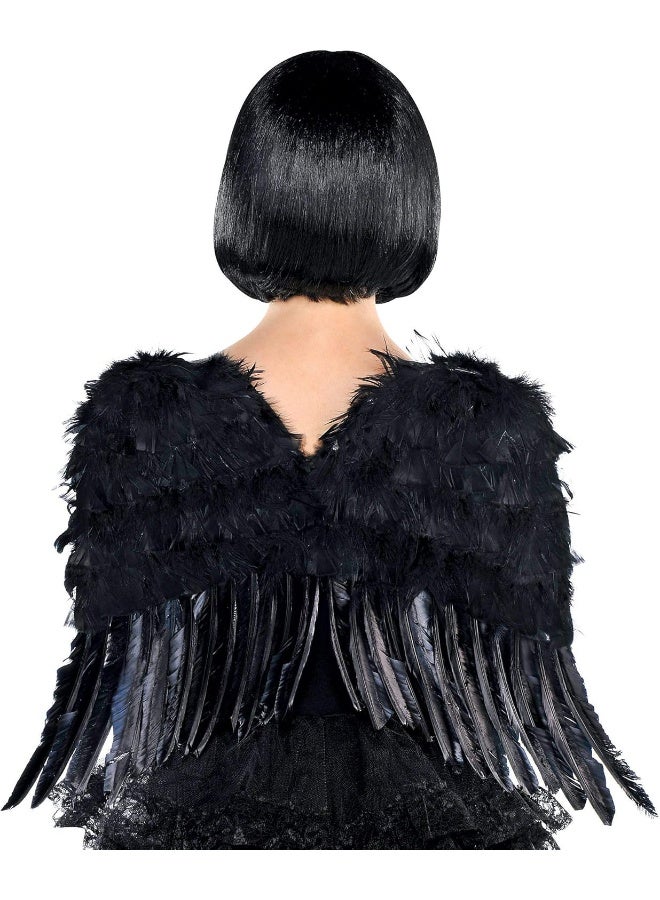 Amscan Black Feather Angel Wings - Image 2