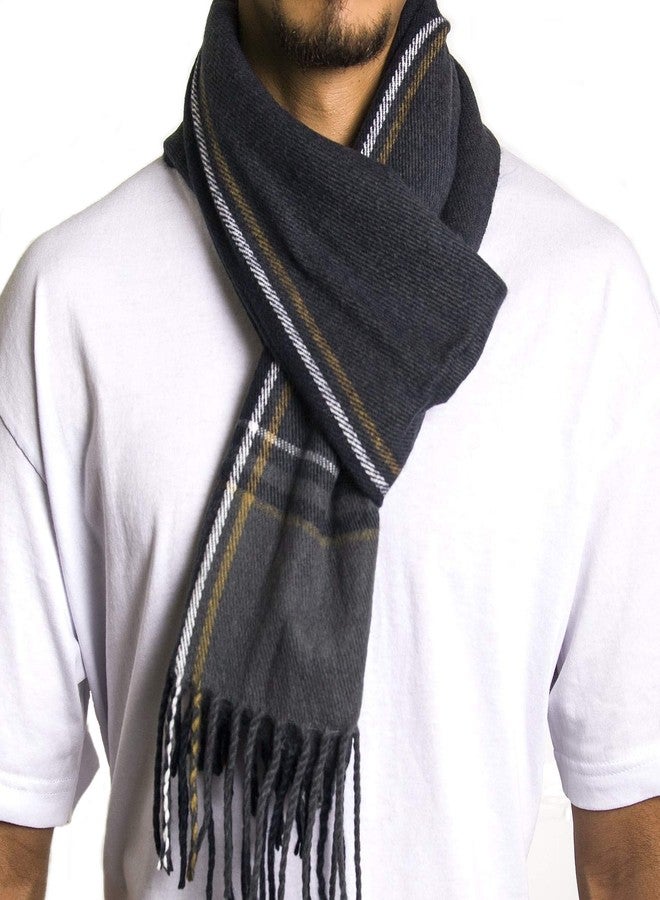 Alpine Swiss Mens Plaid Scarf Soft Winter Scarves Unisex,Dusk Plaid,One Size - Image 1