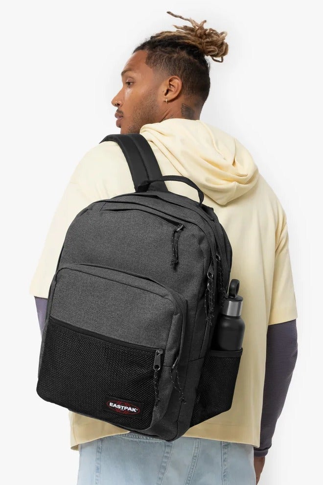 ايستباك حقيبة ظهر بينزيب كبيرة مع جيب للابتوب - دنيم أسود - Image 4