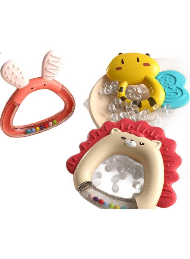 Goodway Guyu (Goodway) Hand Rattle, Baby Toy For 0-6 Months, Teething Toy, 0-1 Year Old Infant, Full Moon Gift, Newborn Welcome Present - Image 1
