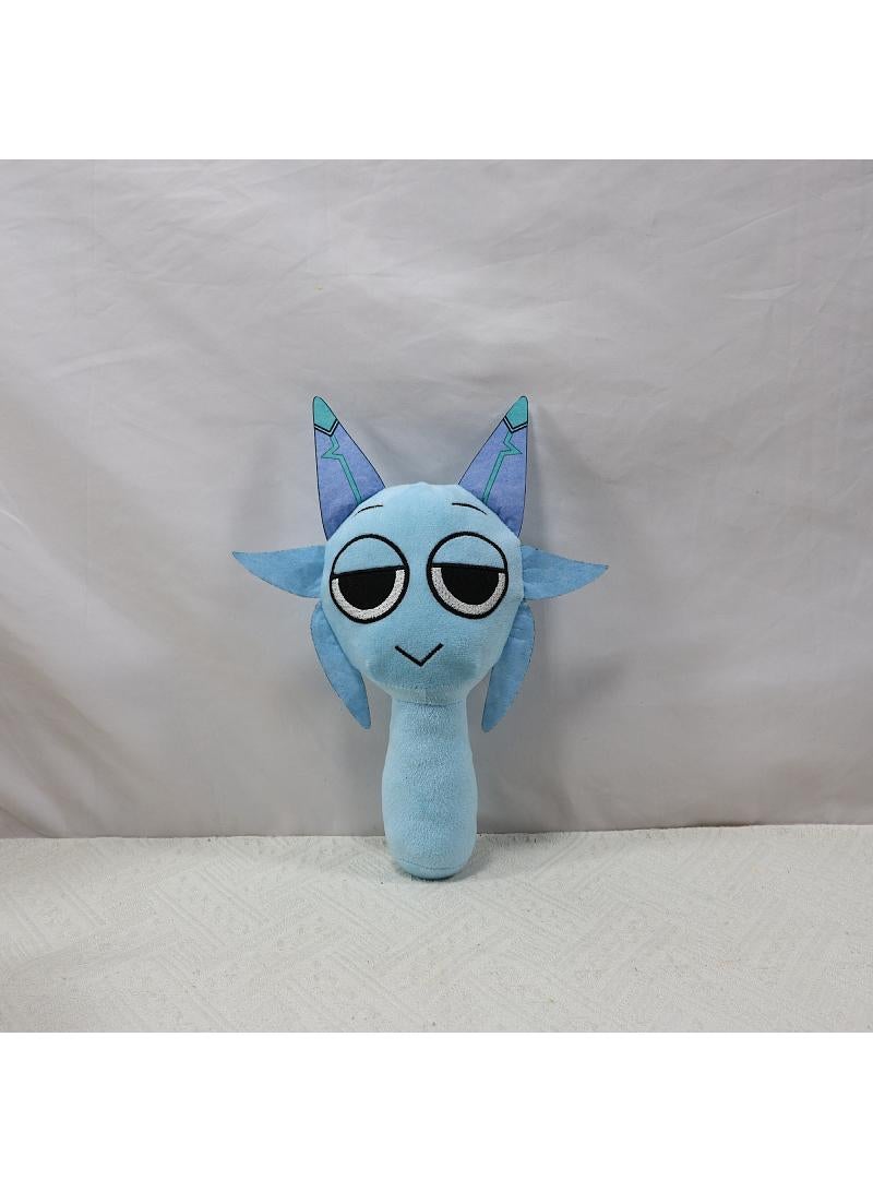 Sprunki Plush Toys, Sprunky Wenda  Gray Plushies Pillow Stuffed Animal Figure Dolls for Game Fans Gifts for Kids - Image 2