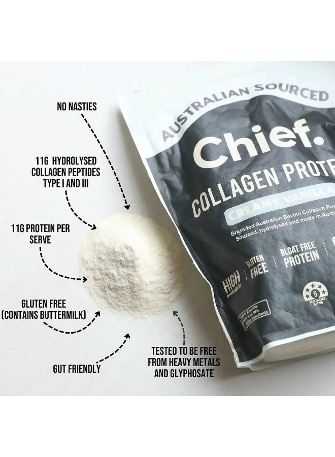 Chief Grass-Fed Collagen Protein Powder – Creamy Vanilla , 30 Servings - Image 3