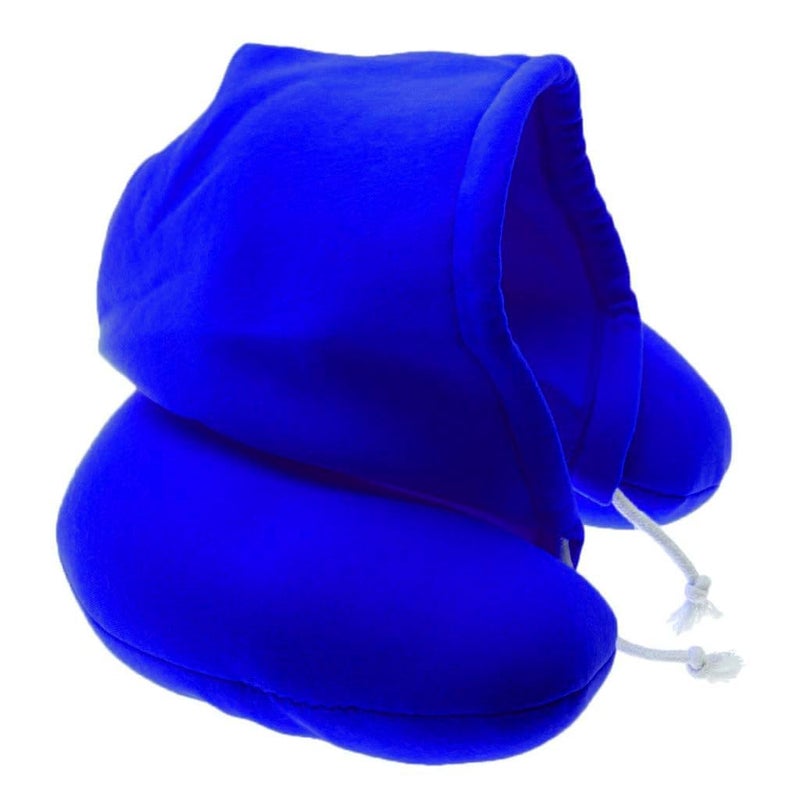 ATEVON ATEVON Travel Pillow with Hood Air Cushion Car Pillows for Comfort Sleep and Travel in Plane Flight Train Airplane for Men and Women Travel Accessory Pillow for Neck Support Pain Relief - Image 5