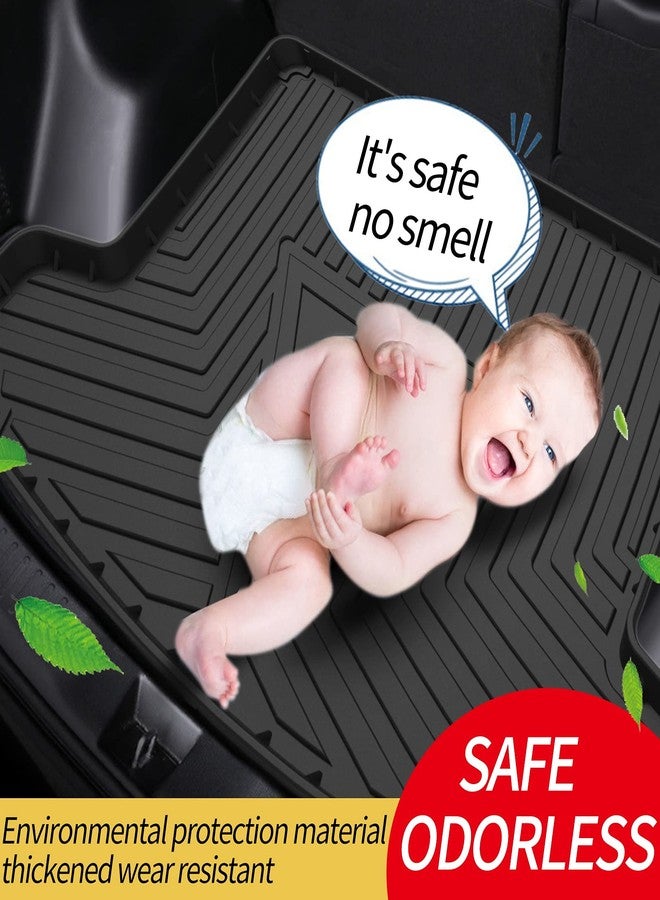 Elsetyler Cargo Liner for 2021 Tucson - Black TPO All Weather Heavy Duty Waterproof Rear Cargo Tray Trunk Floor Mat Protector Compatible with 2016-2021 Hyundai Tucson - Image 2
