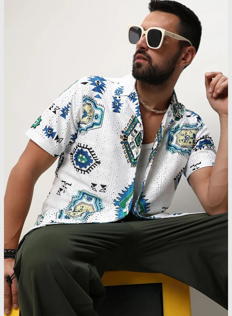 Campus Sutra Printed Shirt
